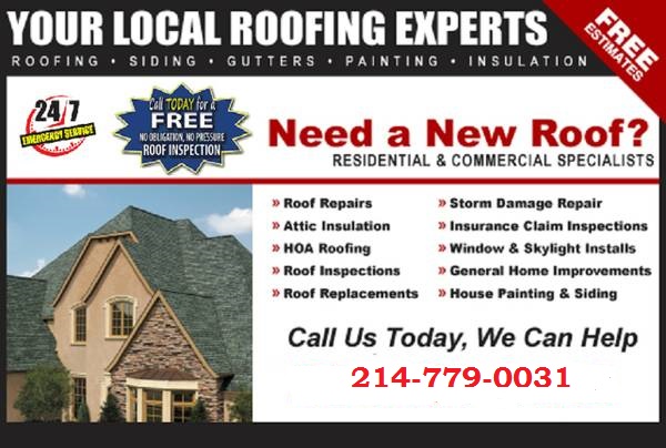 Commercial Roofing Estimate Dallas, Ft. Worth, Rockwall County